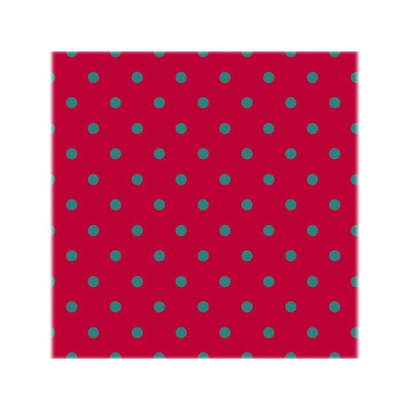 3329682119273-Clairefontaine Alliance - Papier cadeau - 70 cm x 50 m - 60 g/m² - rouge et pois verts-P_405110163_2-1