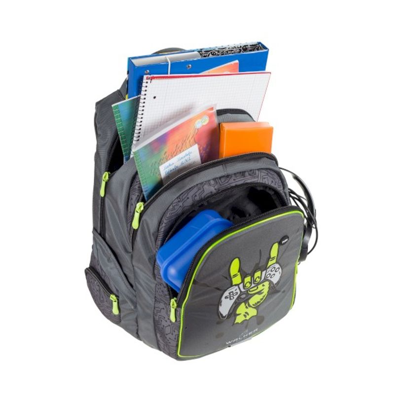 9002638223463-Walker Fame - Sac à dos Gamer Olive - 2 compartiments - Carpentras-P_405114165_4-3