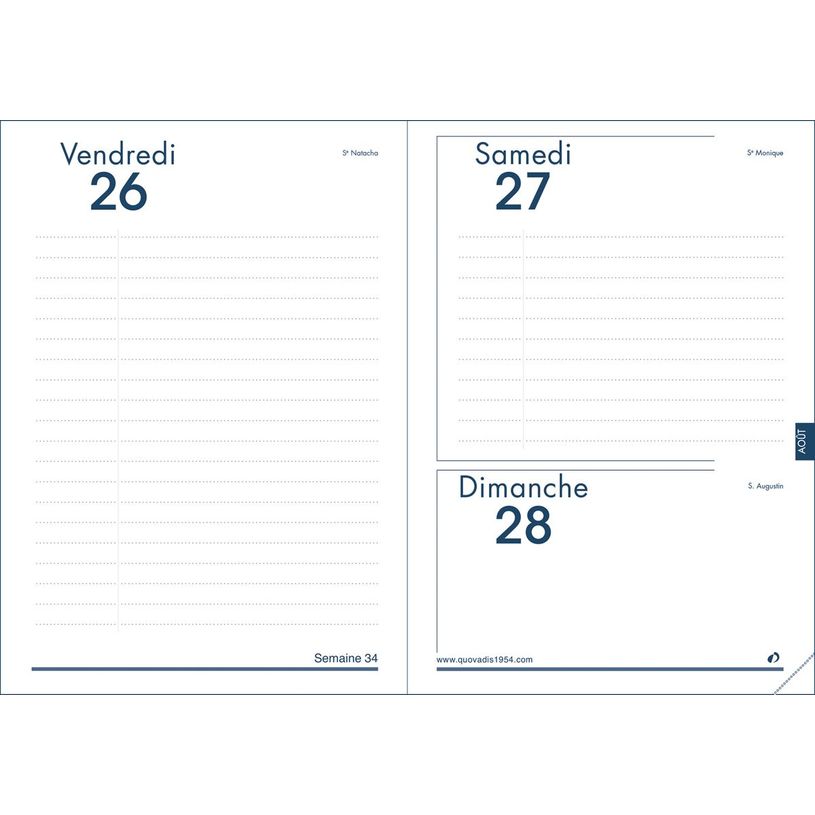 3371010476091-Agenda Club - 1 jour par page - 12 x 17 cm - framboise - Quo Vadis-P_405114980_2-1