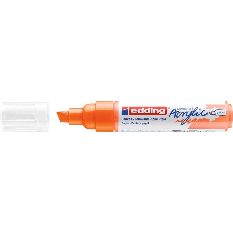 4057305026651-Edding 5000 - Marqueur acrylique - orange fluo-P_405117119_1-0
