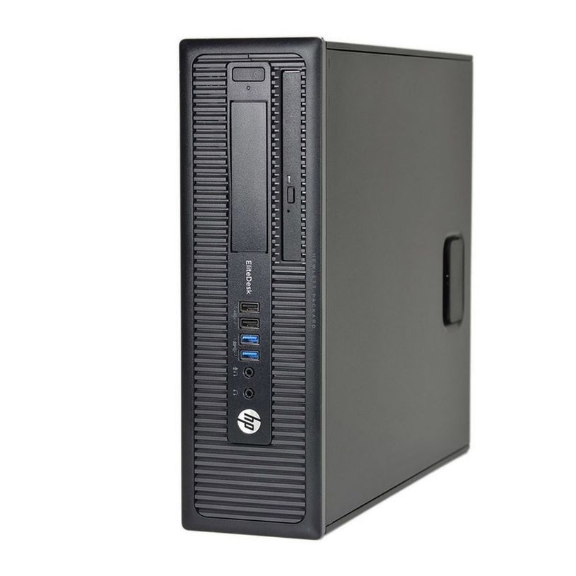 3700892008364-HP EliteDesk 800 G1 - Ordinateur de bureau reconditionné grade A - SFF i7-4770 - 8Go RAM - 250Go SSD + 500Go HDD-P_405118325_1-0