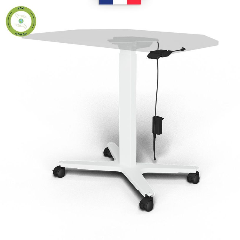 3760350282309-Bureau ELLIOT L70 - pieds blanc - plateau Blanc laqué-P_405119082_3-2