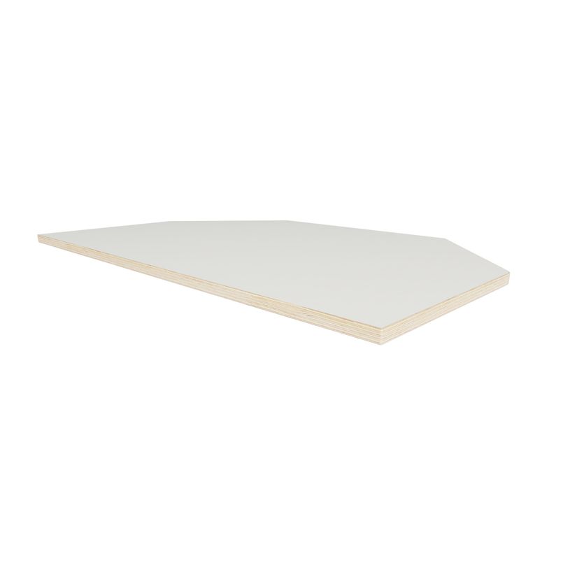 3760350282279-Bureau ELLIOT L70 - pieds blanc - plateau multipli Blanc laqué-P_405119083_2-1