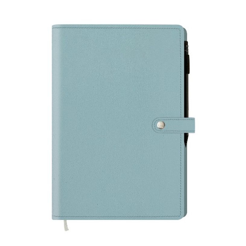 3664447129365-Agenda spiralé Lady Kent - 1 semaine sur 2 pages - 17 x 24,5 cm - bleu gris - Oberthur-P_405120087_1-0