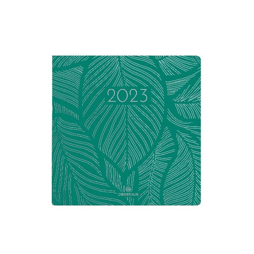 3664447131481-Agenda Astoria - 1 semaine sur 2 pages - 16,5 x 16,5 cm - feuillage - Oberthur-P_405120234_1-0