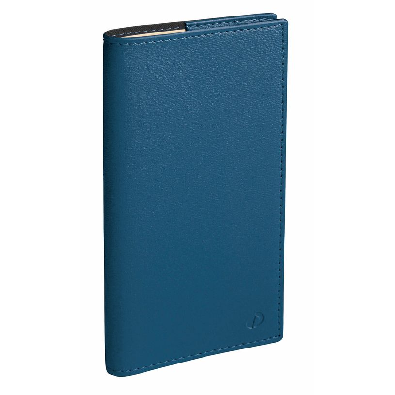 3371010488858-Agenda de poche Soho Planorizon - 1 semaine sur 2 pages - 8,8 x 17 cm - bleu acier - Quo V-P_405120867_1-0
