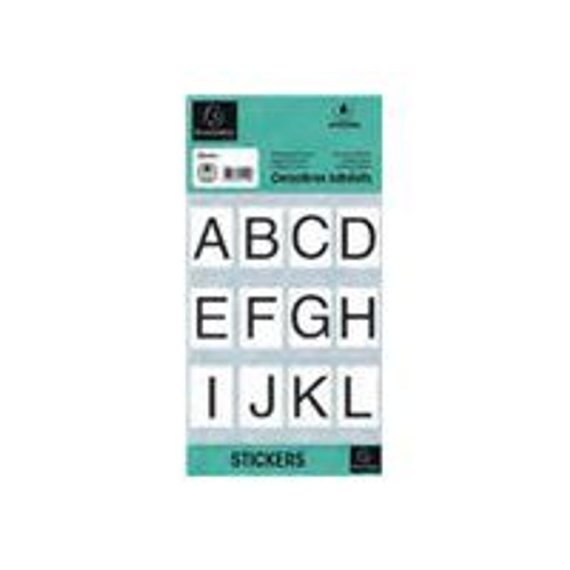 3130630673859-Exacompta - 45 Lettres adhésives A à Z - police 60 mm - vinyle - noir-P_405121441_3-0