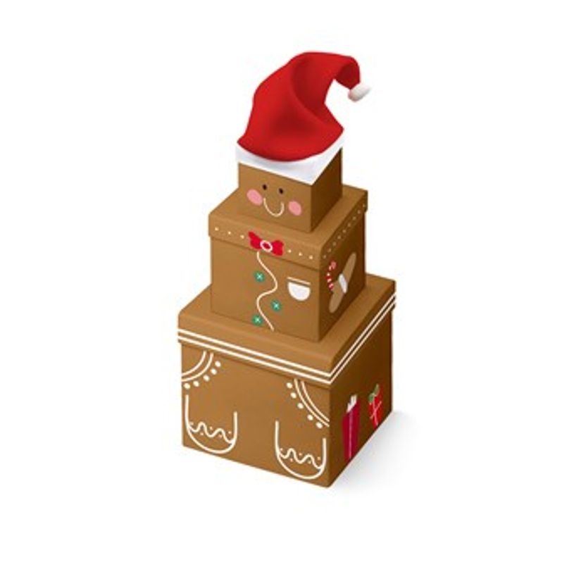 5033601005803-Clairefontaine - Set de boîtes cadeaux 'Pain d'épices' - 3 pièces-P_405124598_1-0