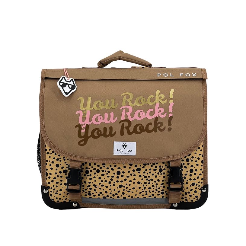 3663842007704-Cartable réversible You Rock 41 cm - 2 compartiments - safari - Pol Fox-P_405129100_1-0