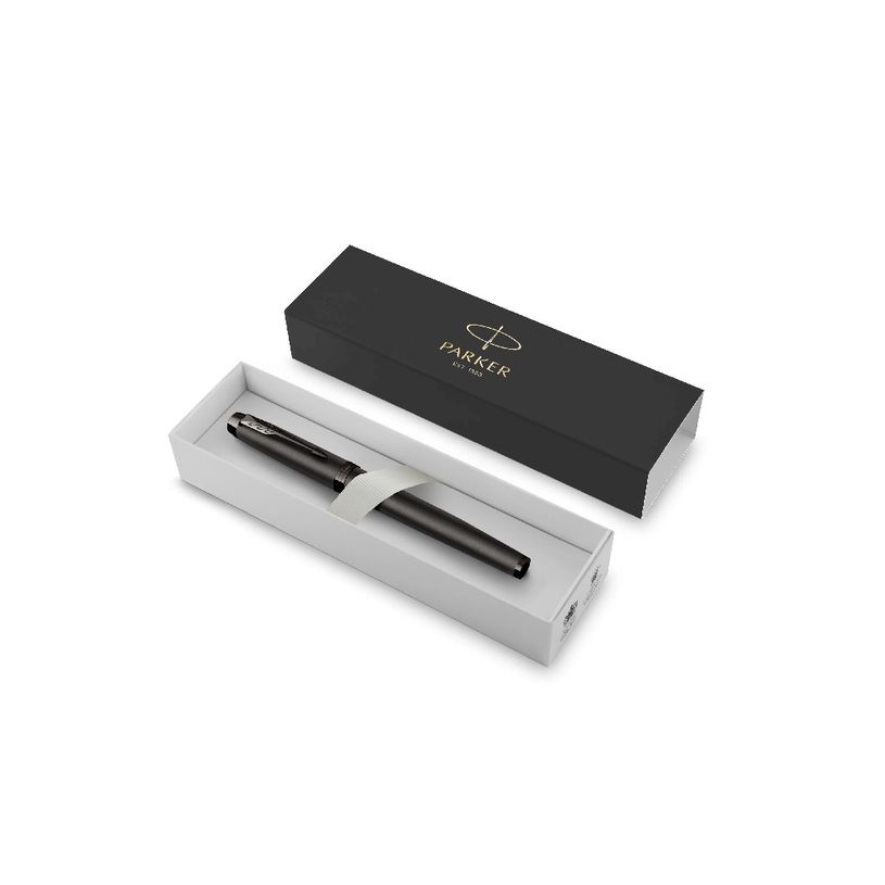 3026981729591-Parker IM Monochrome - Stylo plume gris acier - pointe moyenne-P_405130103_2-1