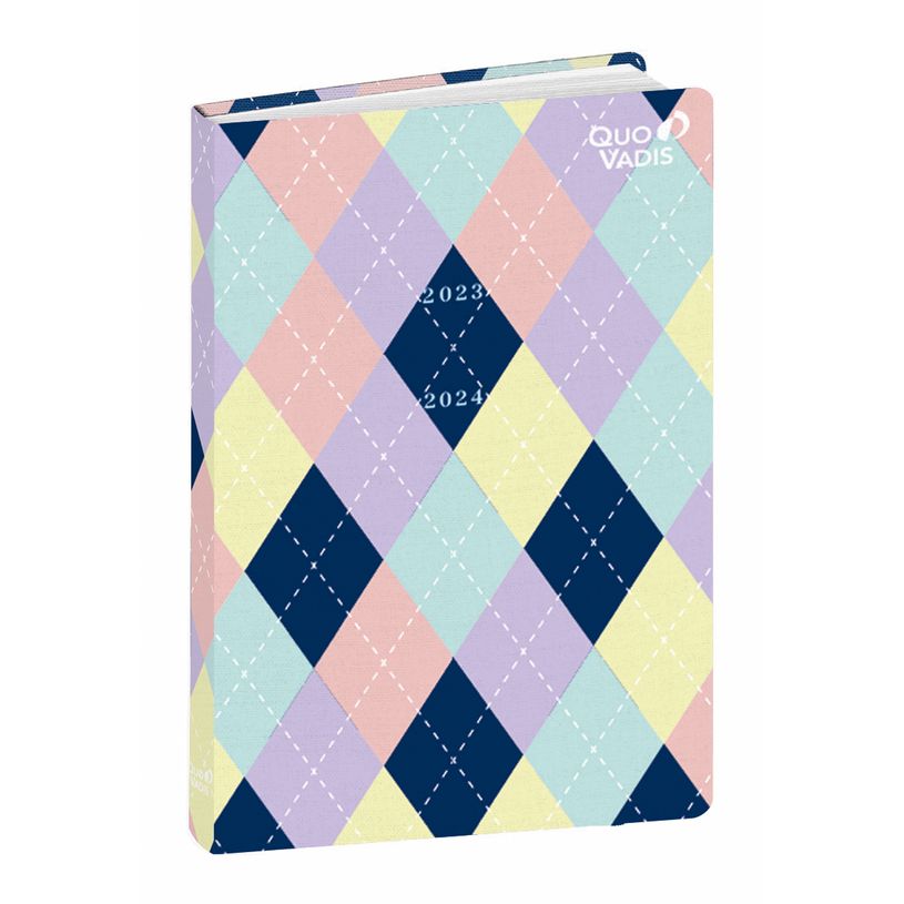 3371010496310-Agenda Stylish - 1 jour par page - 12 x 17 cm - jacquard - Quo Vadis-P_405130416_1-0