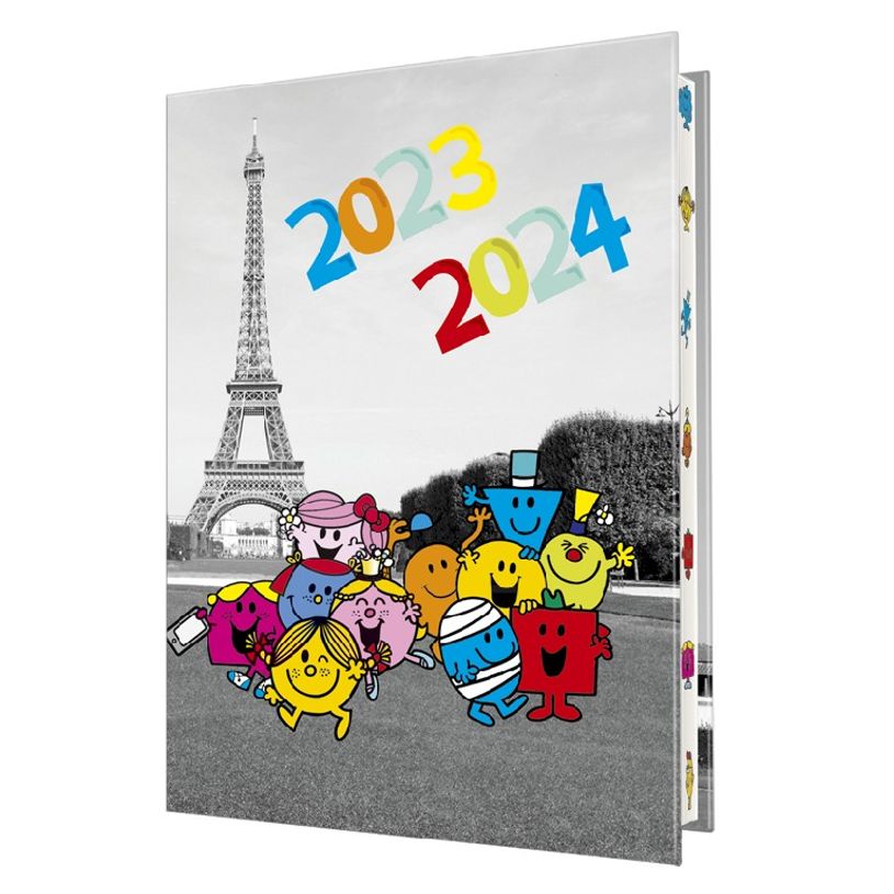 3664447149073-Agenda Monsieur Madame - 1 jour par page - 12,5 x 17,5 cm - tranche imprimée - Oberthur-P_405131804_1-0