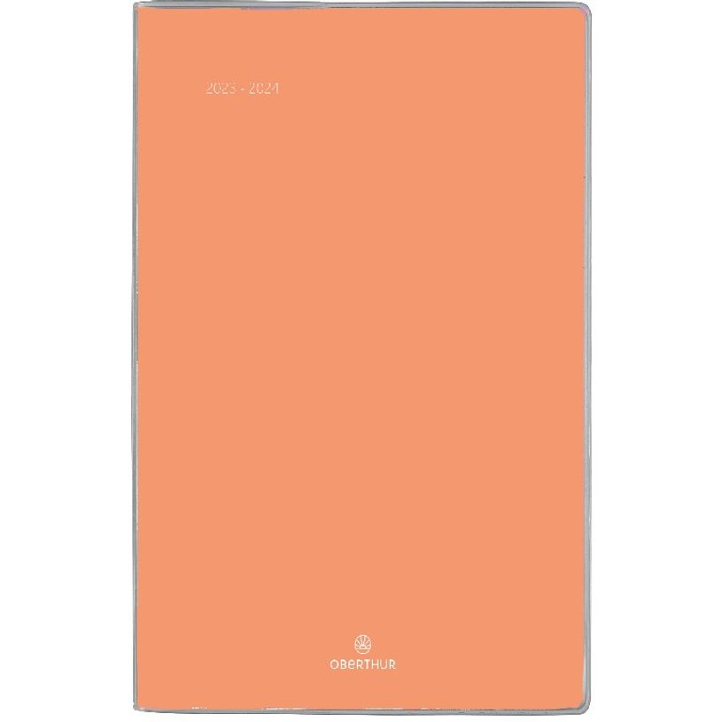 3664447150062-Agenda Colorside - 1 semaine sur 2 pages - 10 x 15 cm - corail - Oberthur-P_405132090_1-0