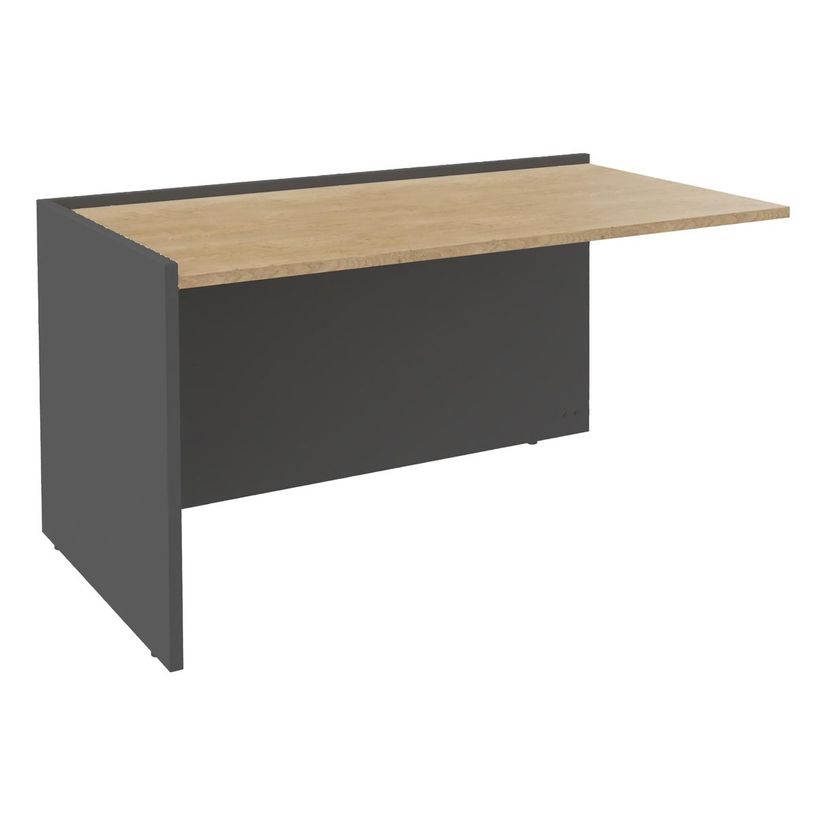 3253310270169-Banque d'accueil Module de départ bas OLA - L162,5 x H75,5 x P82,5 cm - structure carbone-P_405132563_1-0