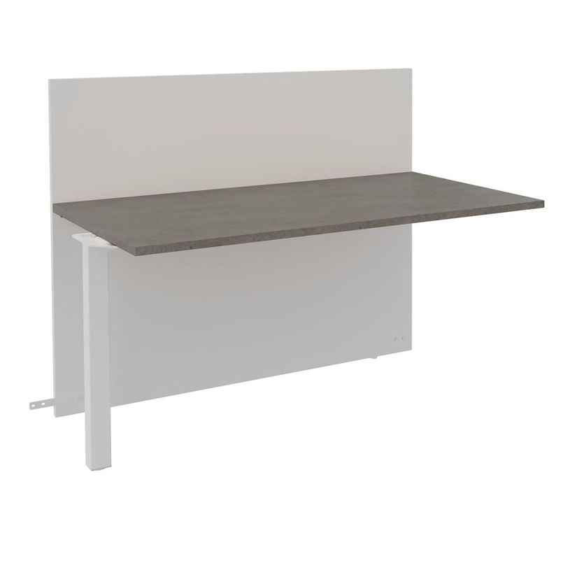 3253310294646-Banque d'accueil Module suivant haut OLA - L120 x H112 x P82,5 cm - structure blanc perle,-P_405132584_1-0