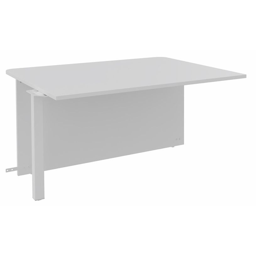 3253310313637-Banque d'accueil Module intermédiaire PMR OLA - L140 x H72,5 x P115 cm - structure blanc -P_405132646_1-0