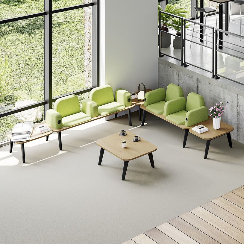 3253310179615-Tablette de liaison ou d'extension ILO - L67xP67 cm - Pieds blanc - structure noyer-P_405134625_3-2