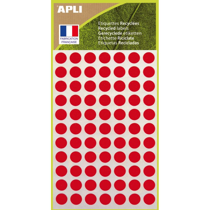 3270241017793-Apli Agipa - 462 Pastilles adhésives recyclées - rouge - diamètre 8 mm - réf 101779-P_405137288_1-0