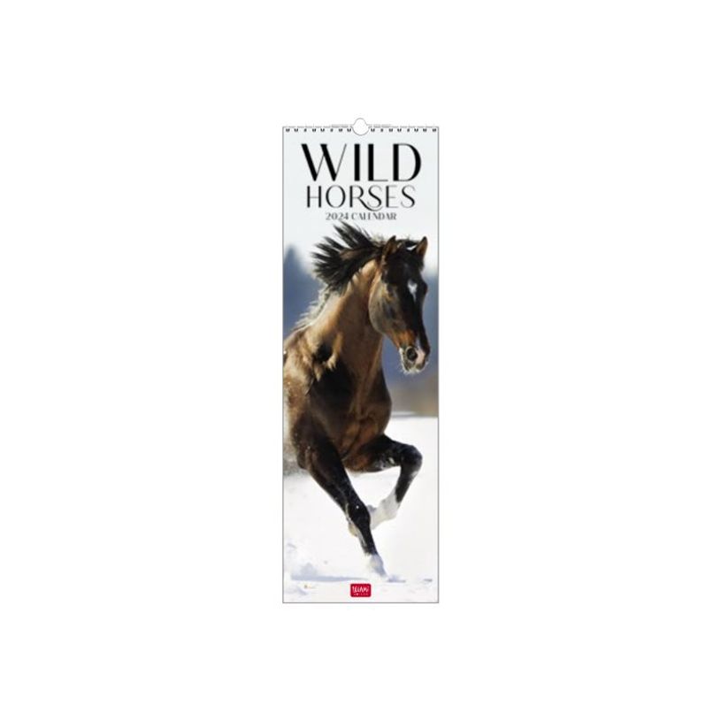 8051128759402-Legami - Calendrier mensuel 2024 - 16 x 49 cm - wild horses-P_405143093_1-0