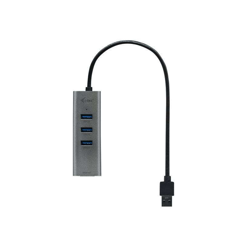 8595611701856-i-Tec USB 3.0 Metal - Hub - 3 x SuperSpeed USB 3.0 + 1 x 10/100/1000 - de bureau-P_405145464_5-3