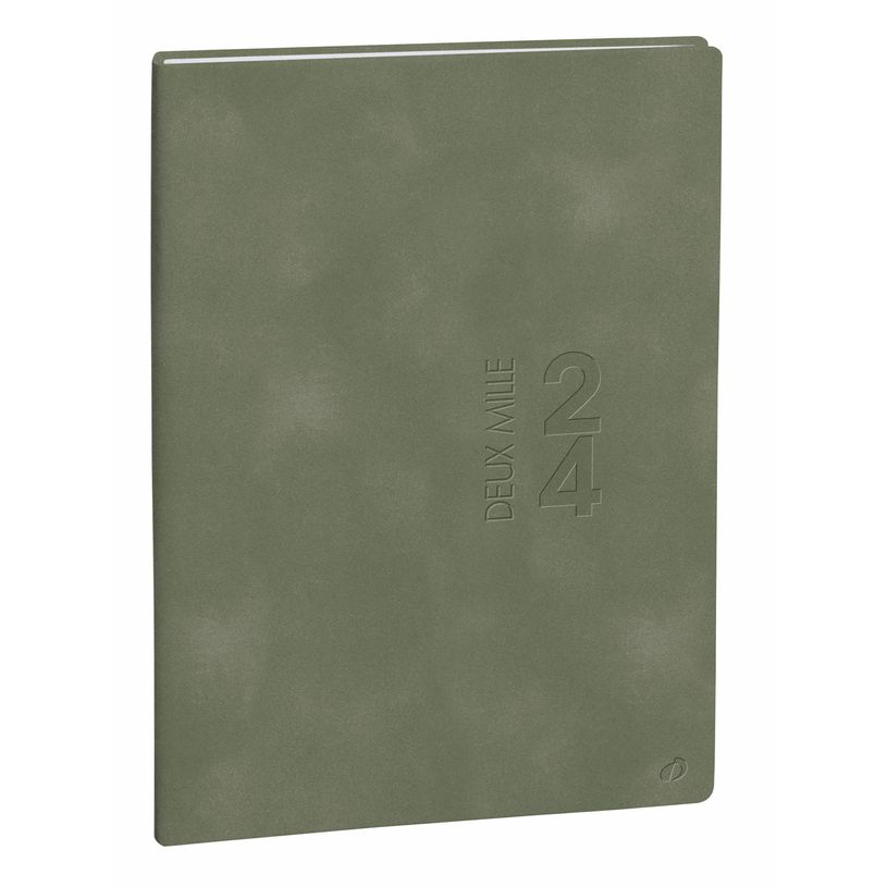 3371010500260-Agenda Gaïa Ministre - 1 semaine sur 2 pages - 16 x 24 cm - vert sauge - Quo Vadis-P_405148551_1-0