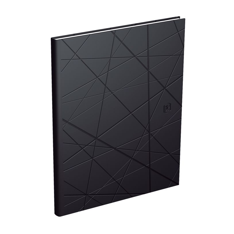 3147280267802-Agenda Textura - 1 semaine sur 2 pages - 21 x 27 cm - noir - Oxford-P_405149700_1-0