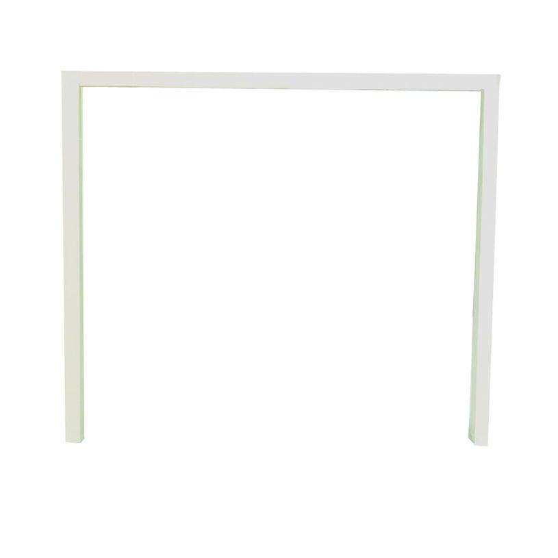 3253310459656-Bureau Bench IRIS - L120 cm - Plan suivant - Pieds blanc - plateau imitation noyer-P_405152190_3-2