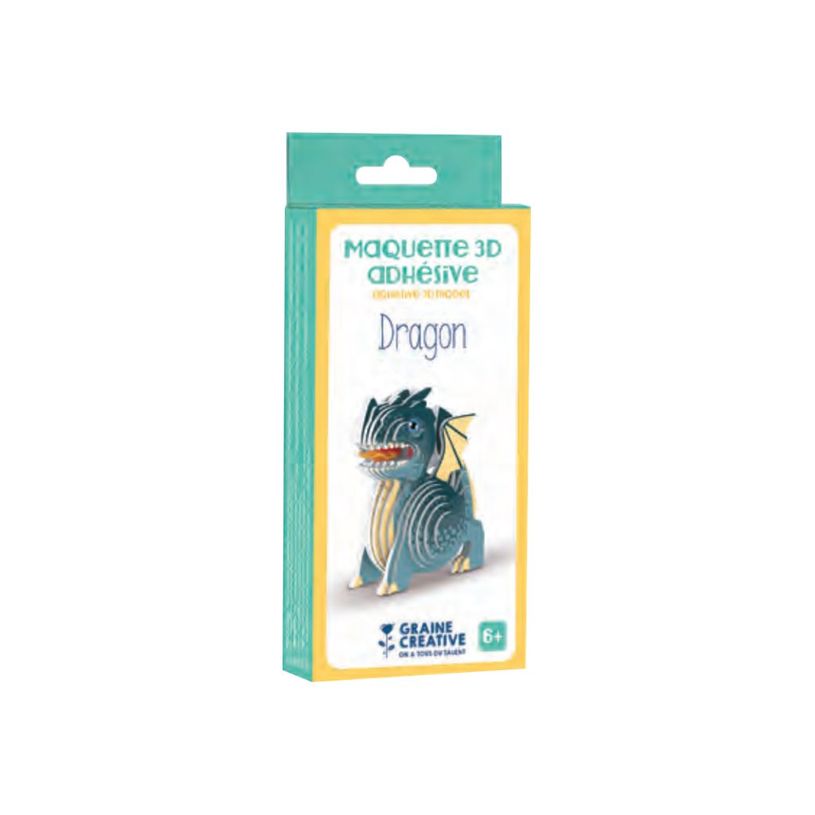 3532436509446-Graine Creative - 3D model adhesive set - dragon-P_405154854_1-0