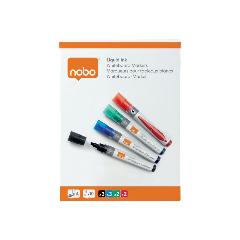 5028252612913-Nobo Liquid Ink - 10 Marqueurs - non permanent - pour verre, tableau blanc, émail  - 4 mm-P_405159972_6-5