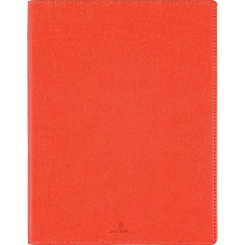 3664447169279-Agenda à spirale Dayton - 1 semaine sur 2 pages - 22 x 28 cm - orange - Oberthur-P_405162151_1-0