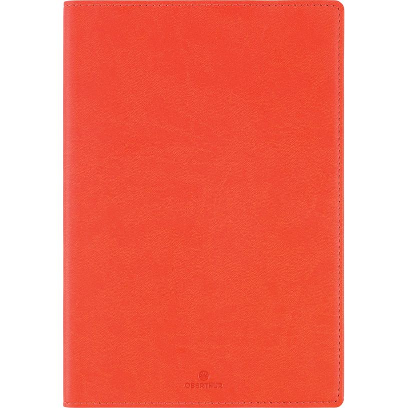 3664447169354-Agenda à spirale Dayton - 1 semaine sur 2 pages - 17 x 24,5 cm - orange - Oberthur-P_405162159_1-0