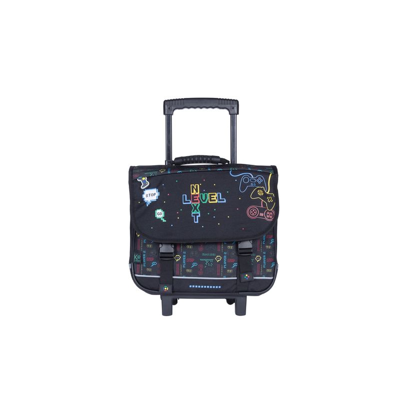 3661507024745-Cartable à roulettes KIP Gamer next level - 2 compartiments - noir - Kid'Abord-P_405163707_1-0