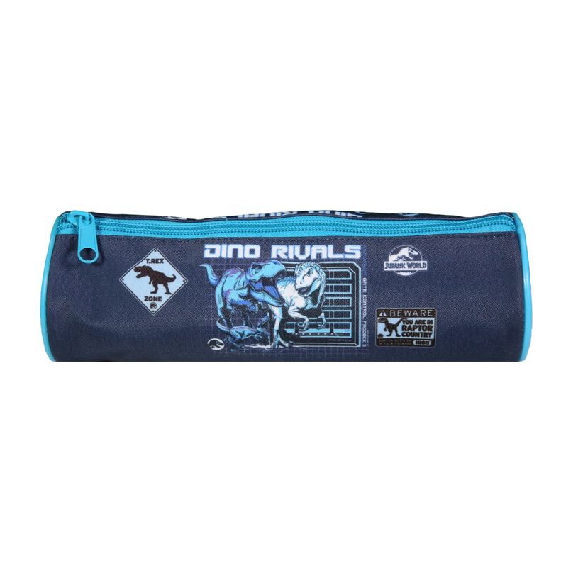 3666311022031-Trousse ronde Jurassic World - 1 compartiment - bleu - Bagtrotter-P_405164127_1-0