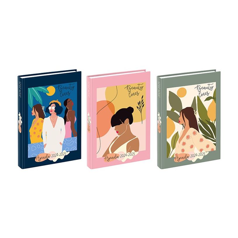 3135257453761-Agenda Beauty Lines - 1 jour par page - 11 x 17 cm - différents modèles disponibles - Vi-P_405165294_2-1