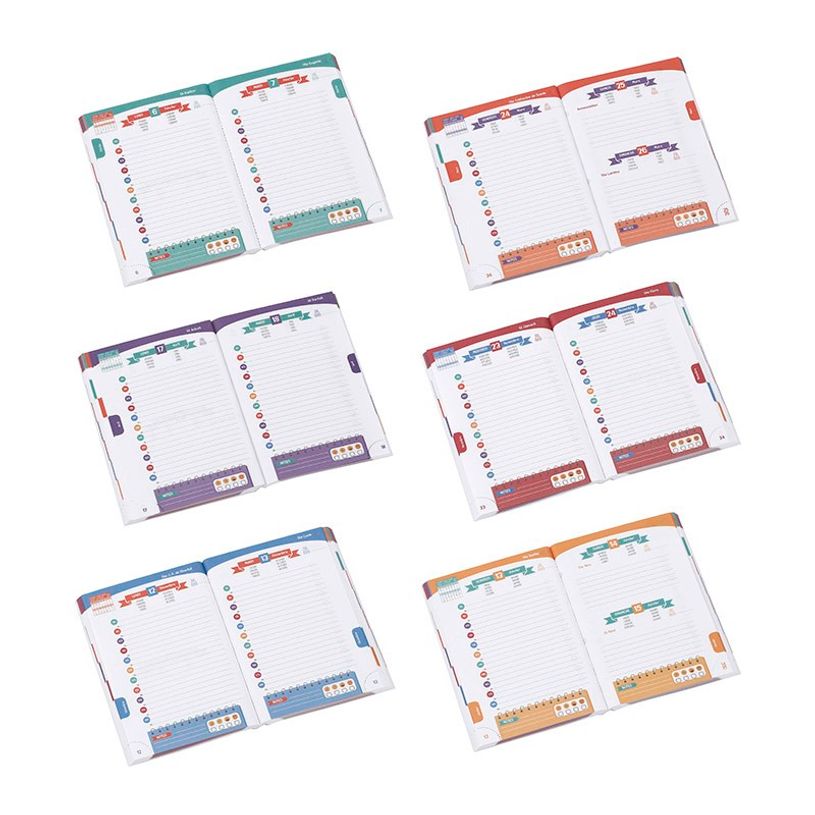 3135257453761-Agenda Beauty Lines - 1 jour par page - 11 x 17 cm - différents modèles disponibles - Vi-P_405165294_5-4