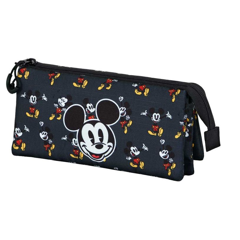 8445118064261-Mickey mouse - Trousse - triple - Ripstop - noir - Mickey Mouse Looks-P_405182306_1-0