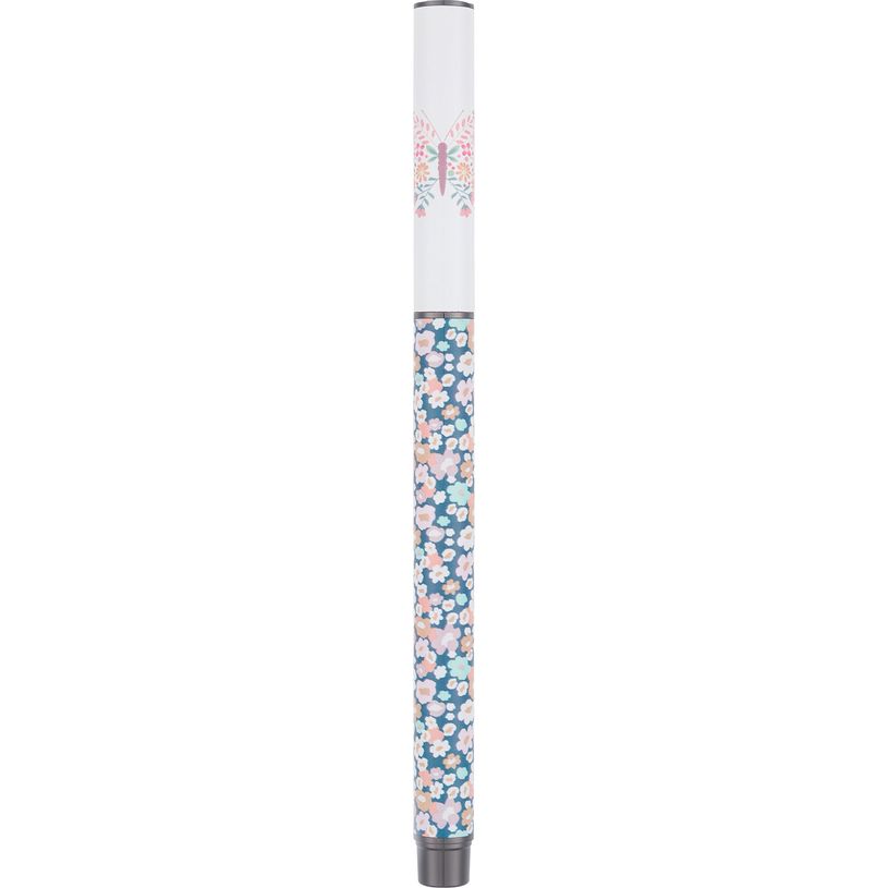 3664447170039-Stylo roller a cartouche Floraison - 5 decors assortis - Oberthur-P_405188856_4-3