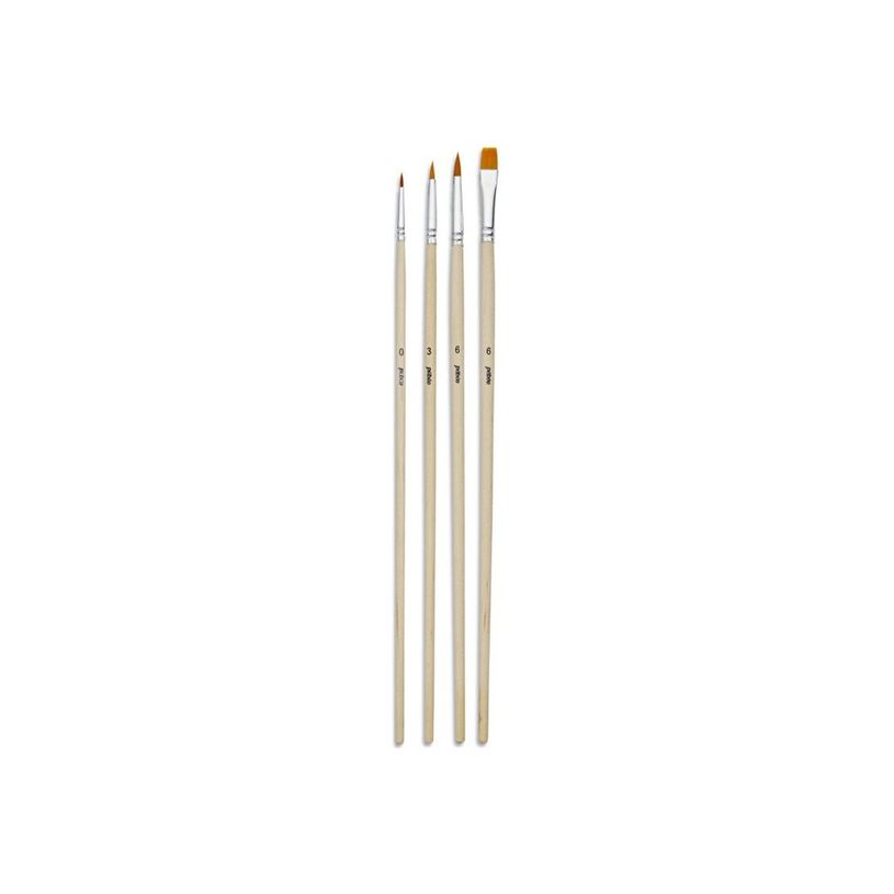 3167869524072-Pebeo Artist - Lot de pinceaux - 4 parties - rond, plat - taille : 0, 3, 6-P_405220543_1-0