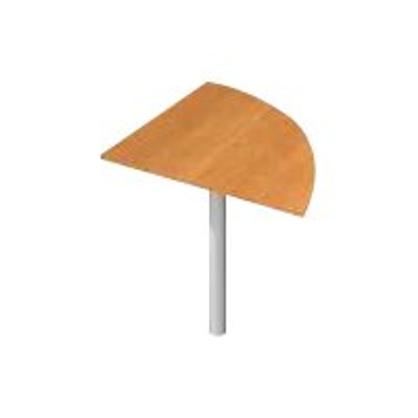 0404052254549-Angle de liaison à 90° pour Bureau Trend - pied effet chromé - plateau imitation frêne-P_405225454_1-0