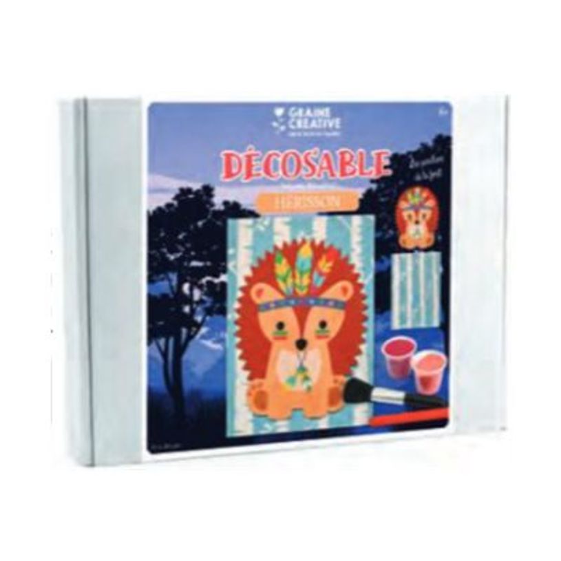 8437004931818-Graine Creative - Kit de travaux créatifs - hedgehog - 30 x 40 cm-P_405225878_1-0