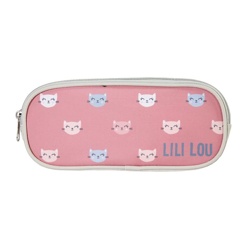 3666311028392-Trousse Lili Lou - 23cm -  2 compartiments - rose - Bagtrotter-P_405226251_1-0