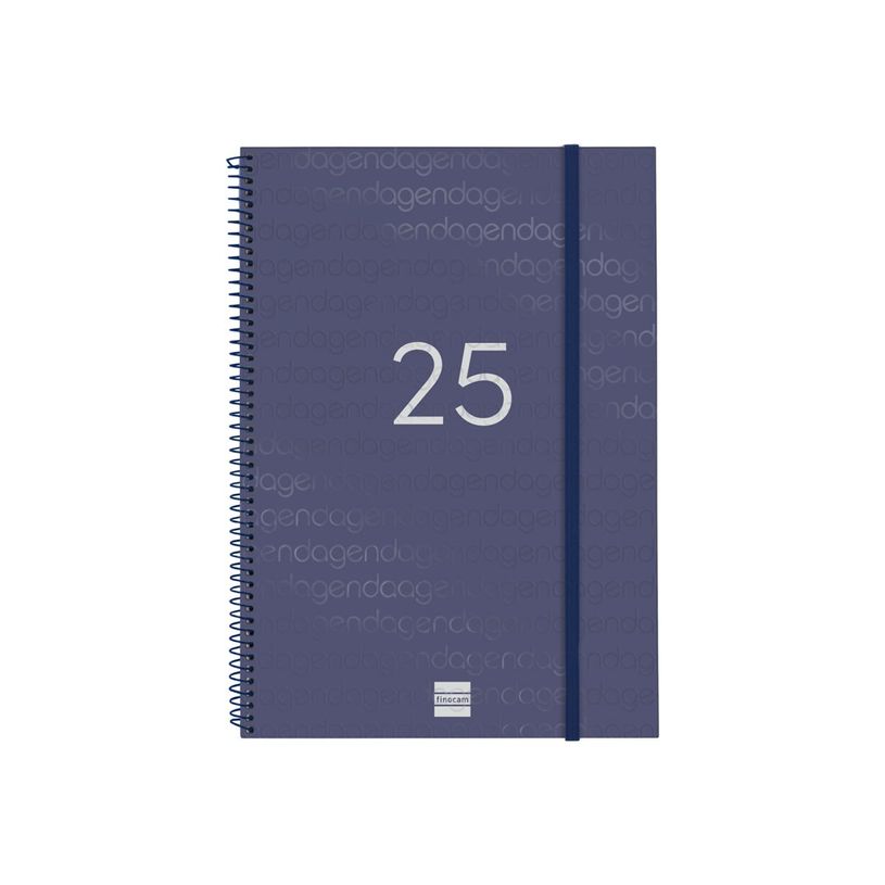 8422952386810-Finocam - Agenda - 2025 - semainier - reliure à spirale - E40 - A4 (210 x 297 mm) - bleu -P_405227220_6-0