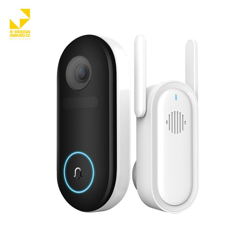 6971085310831-IMILAB CMSXJ33A - Sonnette intelligente - avec caméra - sans fil - 802.11b/g/n - 2.4 Ghz-P_405232392_1-0