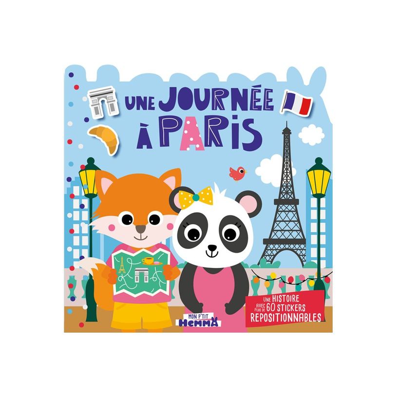 9782508058424-Une journée à Paris - Mon P'tit Hemma - livre de coloriage / d'activités - avec 60 auto-P_405235493_1-0
