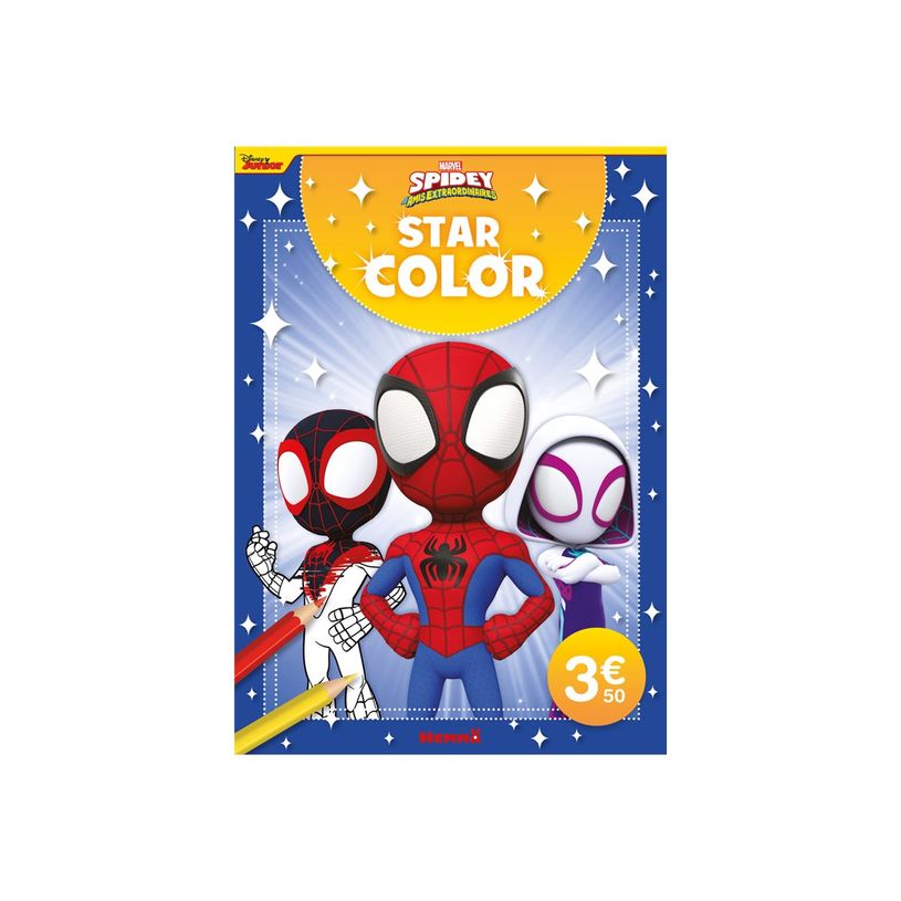 9782508059506-Marvel Spidey et ses amis extraordinaires - Star Color - livre à colorier-P_405235525_1-0