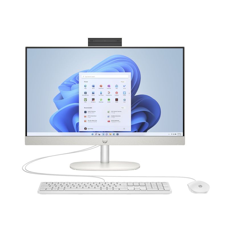 197497189339-HP 24-cr0002nf - PC portable 23.8" - Tout-en-un Ryzen 5 7520U - RAM 8 Go - SSD 512 Go - Bla-P_405235578_9-3
