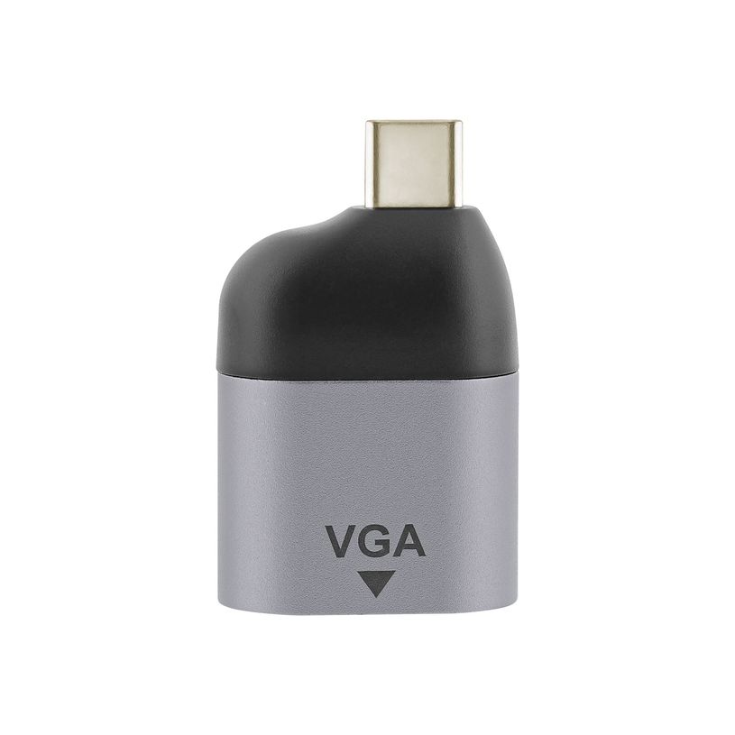 3303170109410-T'nB iClick - Adaptateur vidéo - 24 pin USB-C (M) pour HD-15 (VGA) (F)- gris foncé-P_405236431_3-1