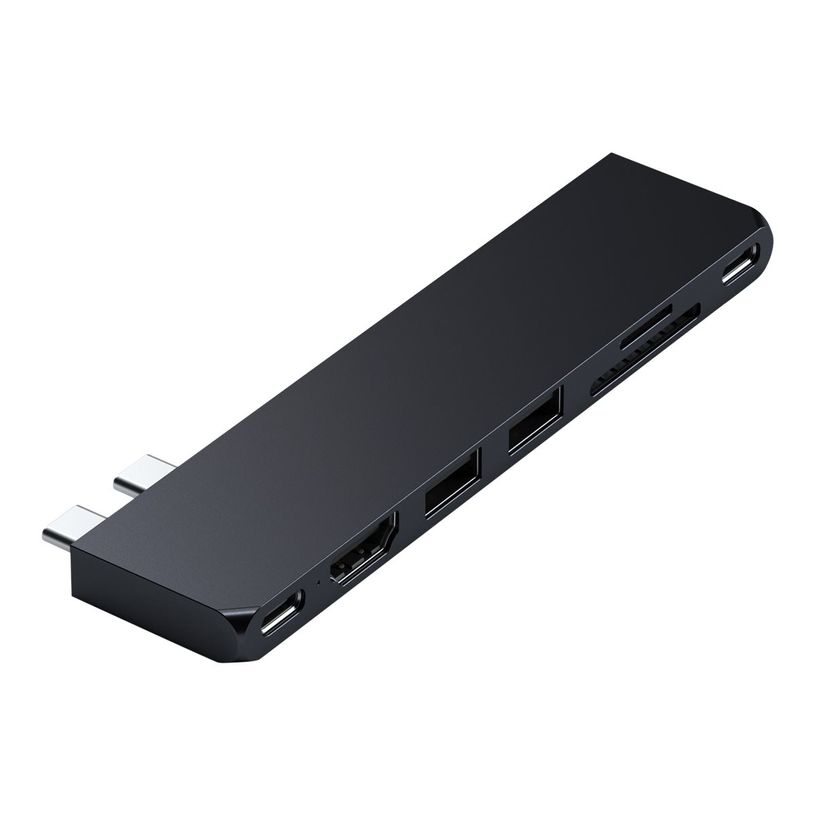 810086360628-Satechi Pro Hub Slim - Station d'accueil - USB-C x 2 - HDMI -P_405239980_1-0