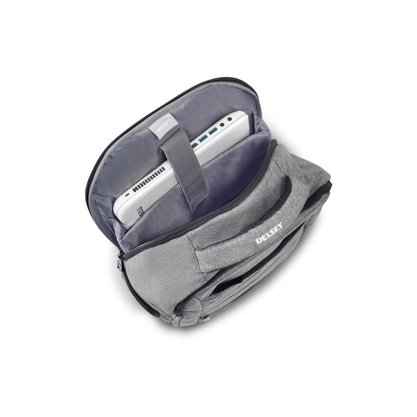 3219110503081-Delsey Element - Sac à dos pour ordinateur portable - 475 x 325 x 165 mm - gris-P_405240222_8-5