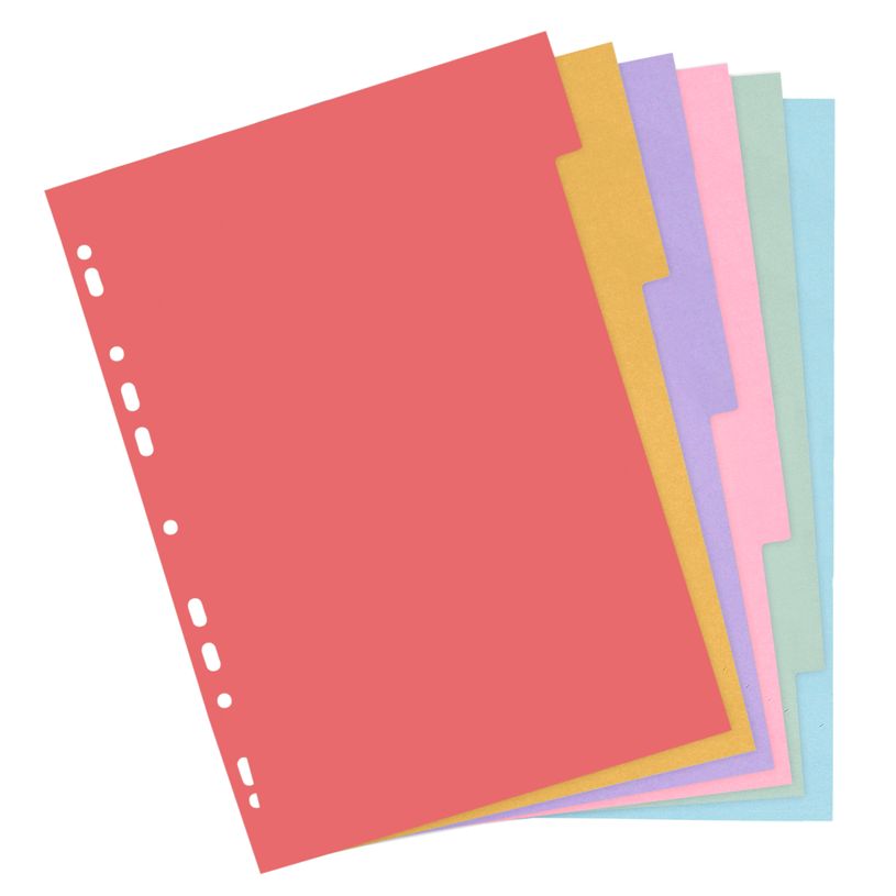 3130638160061-Les Prix Mini - Intercalaire A4 en Carte Recyclée – 6 Onglets - Organisation Écologiqu-P_405242687_2-1
